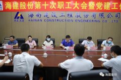 海建股份召開創(chuàng)建黨建工作示范點及“我為加快推進海南自由貿(mào)易港建設作貢獻”動員大會